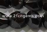 CNG563 15.5 inches 12*16mm faceted nuggets red garnet beads