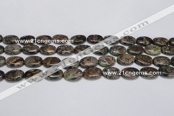 CAF126 15.5 inches 12*16mm oval Africa stone beads wholesale