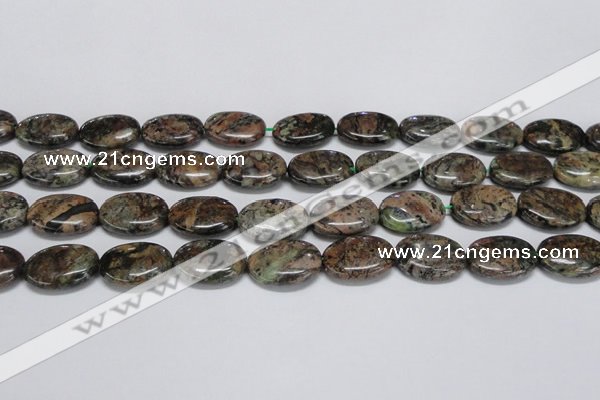 CAF127 15.5 inches 13*18mm oval Africa stone beads wholesale