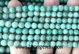 CAM1802 15 inches 6mm round amazonite gemstone beads wholesale