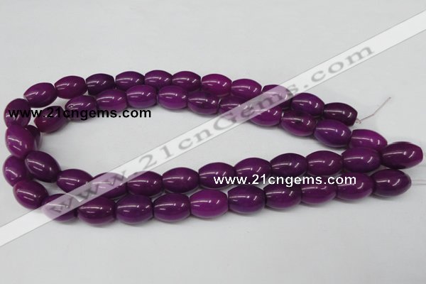 CCN115 15.5 inches 12*16mm rice candy jade beads wholesale