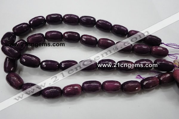 CCN1505 15.5 inches 13*20mm faceted drum candy jade beads wholesale