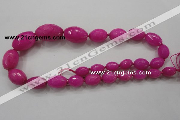 CCN1510 15.5 inches 10*14mm – 20*30mm faceted rice candy jade beads