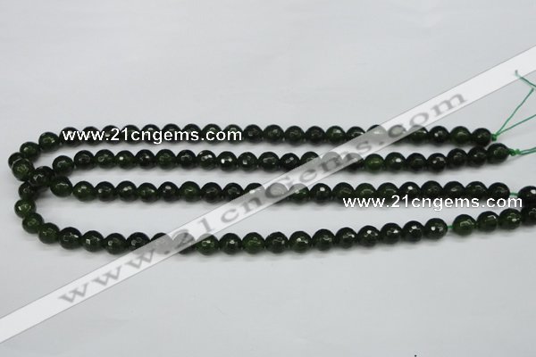 CCN1922 15 inches 8mm faceted round candy jade beads wholesale