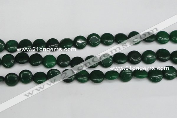 CCN3824 15.5 inches 14mm flat round candy jade beads wholesale