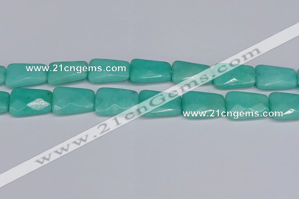 CCN4254 15.5 inches 18*25mm faceted trapezoid candy jade beads