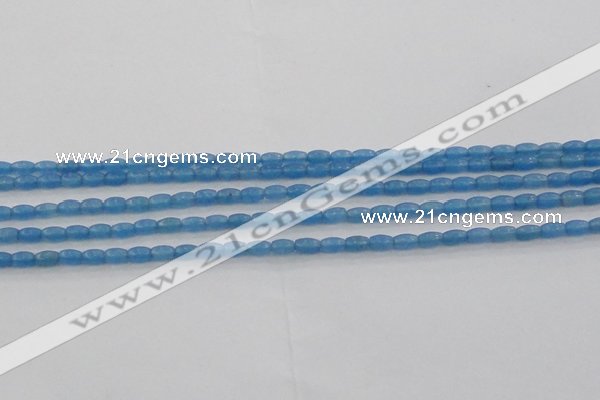 CCN4514 15.5 inches 3*5mm rice candy jade beads wholesale