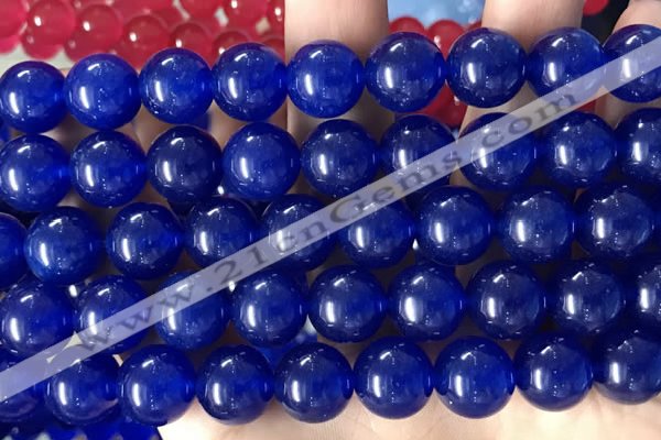 CCN6099 15.5 inches 12mm round candy jade beads Wholesale