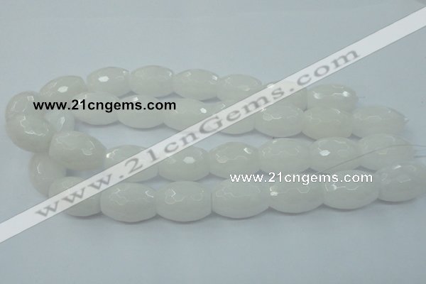 CCN958 15.5 inches 18*25mm faceted drum candy jade beads