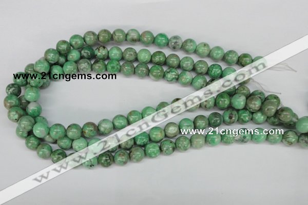 CCO103 15.5 inches 10mm round dyed natural chrysotine beads