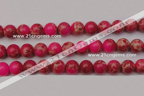 CDE2021 15.5 inches 24mm round dyed sea sediment jasper beads