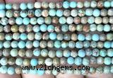 CDE3001 15 inches 4mm round sea sediment jasper beads wholesale