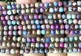 CDE3020 15 inches 4mm round sea sediment jasper beads wholesale