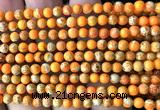 CDE3031 15 inches 4mm round sea sediment jasper beads wholesale