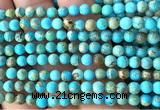 CDE3034 15 inches 4mm round sea sediment jasper beads wholesale