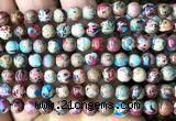 CDE3121 15 inches 6mm round sea sediment jasper beads wholesale