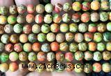 CDE3126 15 inches 6mm round sea sediment jasper beads wholesale