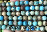 CDE3202 15 inches 8mm round sea sediment jasper beads wholesale