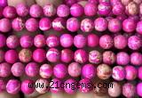 CDE3205 15 inches 8mm round sea sediment jasper beads wholesale