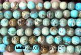 CDE3235 15 inches 8mm round sea sediment jasper beads wholesale