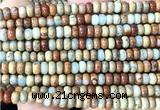 CDE3451 15 inches 3*4mm rondelle sea sediment jasper beads