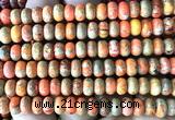 CDE3551 15 inches 5*8mm rondelle sea sediment jasper beads