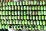 CDE3555 15 inches 5*8mm rondelle sea sediment jasper beads