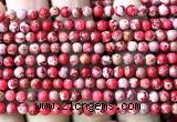 CDE3805 15 inches 4mm round red sea sediment jasper beads