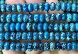 CDE3853 15 inches 5*8mm rondelle sea sediment jasper beads