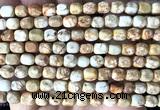 CDE3900 15 inches 5*7mm nuggets sea sediment jasper beads