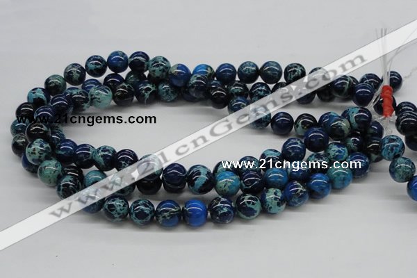 CDI45 16 inches 12mm round dyed imperial jasper beads wholesale