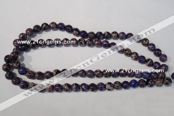 CDI696 15.5 inches 10mm round dyed imperial jasper beads