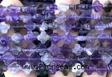 CFG1602 15 inches 8mm four leaf clover amethyst beads wholesale