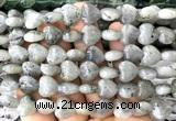 CHG170 15 inches 12mm heart labradorite gemstone beads wholesale