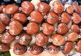 CHG211 15 inches 20mm heart red jasper beads wholesale