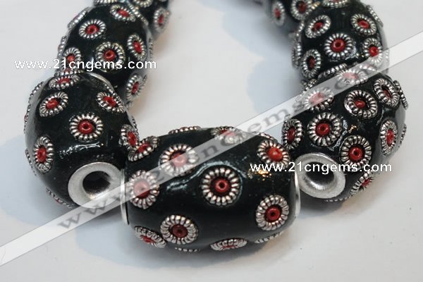 CIB328 16*21mm drum fashion Indonesia jewelry beads wholesale