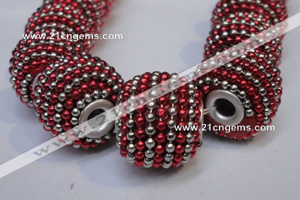 CIB403 17mm round fashion Indonesia jewelry beads wholesale