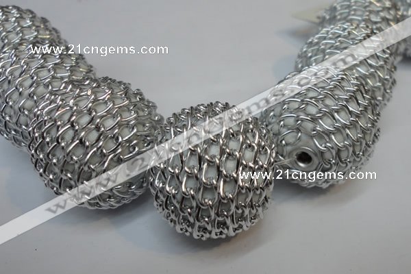 CIB455 30mm round fashion Indonesia jewelry beads wholesale