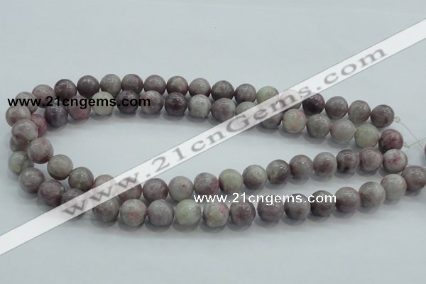 CLI54 15.5 inches 12mm round natural lilac jasper beads wholesale