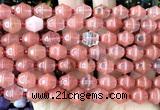 CME602 15 inches 10*11mm bicone cherry quartz beads wholesale