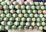 CME621 15 inches 10*11mm bicone unakite gemstone beads wholesale