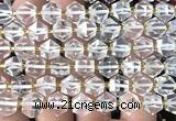 CME800 15 inches 8*10mm faceted bicone white crystal beads