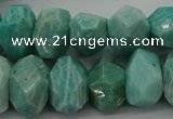 CNG5840 15.5 inches 12*16mm - 13*18mm faceted nuggets amazonite beads