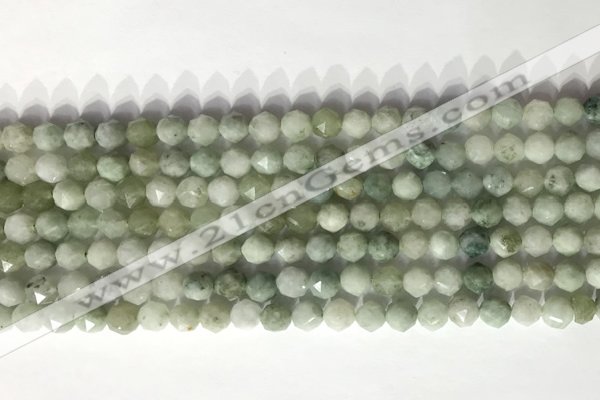 CNG9071 15.5 inches 6mm faceted nuggets jade gemstone beads