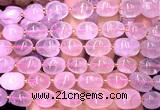 CNG9301 15 inches 10*14mm - 13*18mm nuggets rose quartz beads