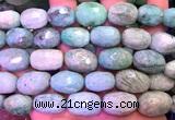 CNG9368 15 inches 12*16mm - 15*20mm faceted nuggets amazonite beads