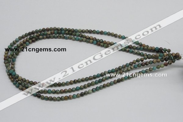 CNI01 16 inches 4mm round natural imperial jasper beads wholesale