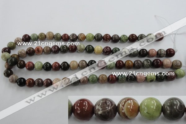 CNI303 15.5 inches 10mm round imperial jasper beads wholesale