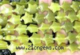 CRG69 15 inches 16mm star lemon jade beads wholesale