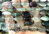 CTR502 15 inches 13*18mm flat teardrop fluorite gemstone beads